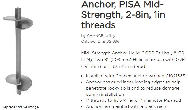 Anchor Dual 8in 1in